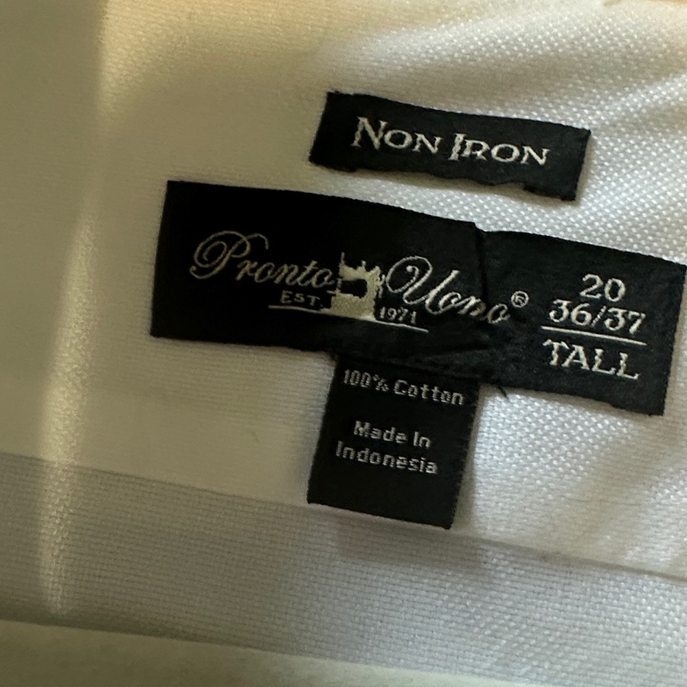 Pronto Uomo Classic White Dress Shirt